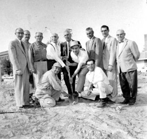 Eagles Lodge groundbreaking on 2nd Ave, May 9 1959