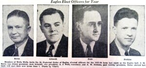 Eagles Lodge officers, May 1937