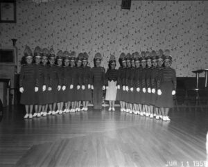 Eagles Lodge womens drill team, Jun 10 1958