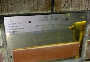 Eagles exhibit first brick off old Pioneer Brewery